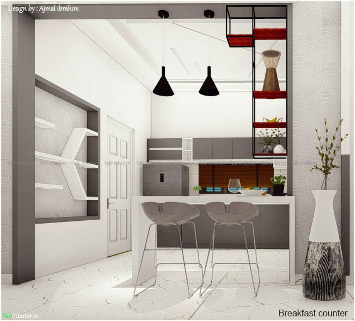 client:- Mr. Baiju Jose 
site @ Angamaly

 #InteriorDesigner #OpenKitchnen 
#3d