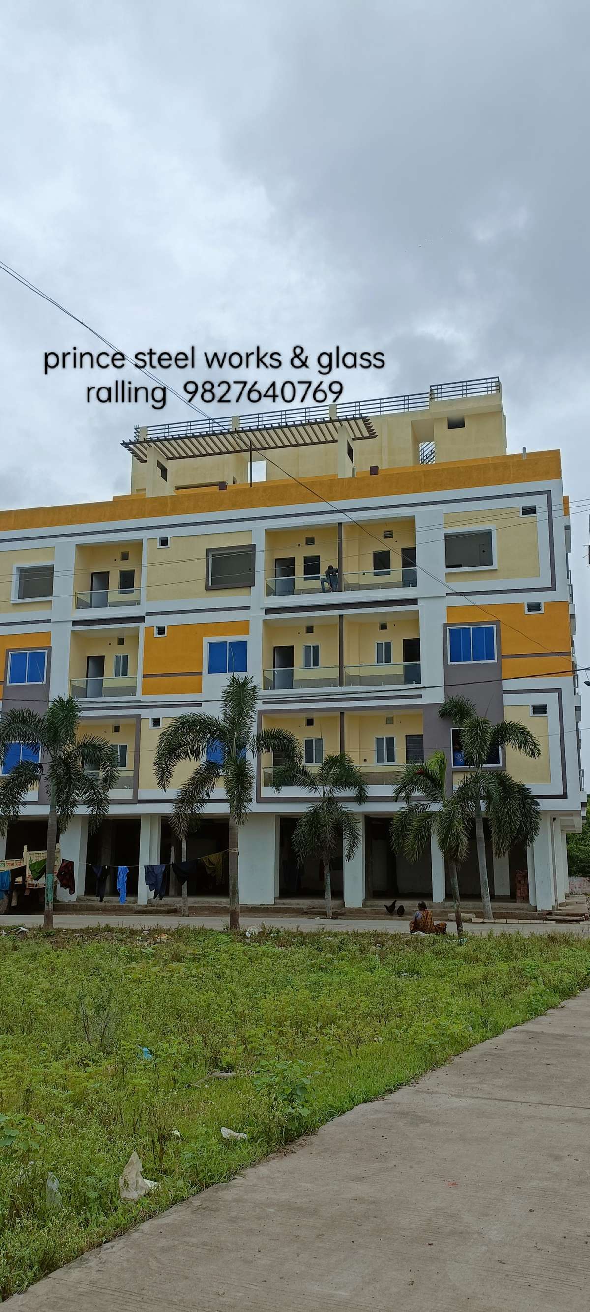 Exterior Designs by Building Supplies prince steel works glass ralling