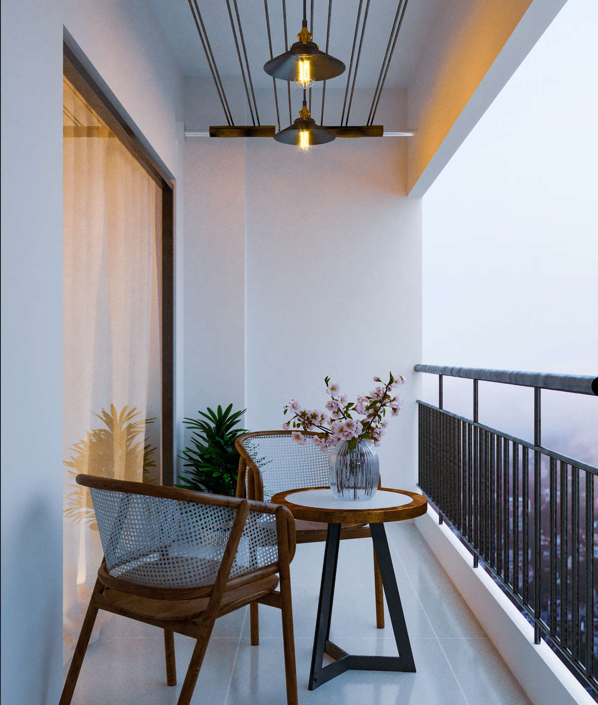 cool white balcony. peaceful balcony gives peaceful morning & Evening.

#sthaayi_design_lab #sthaayi
#balcony #white #chair #morning #evening #vibes #cool #colors.