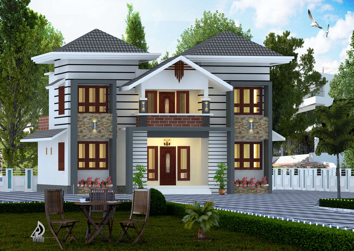 Exterior Designs by Architect Muraleedharan K V, Malappuram | Kolo