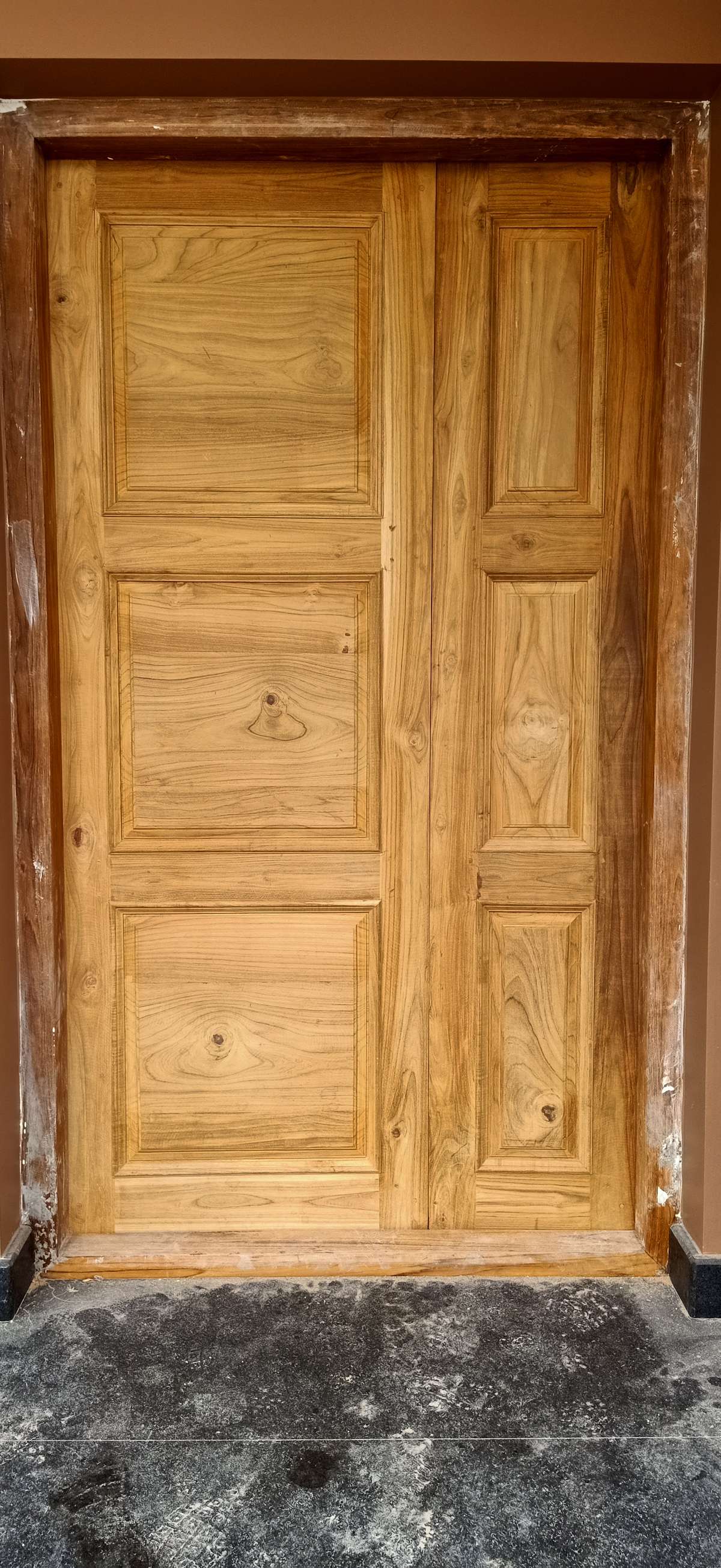 teakwood door