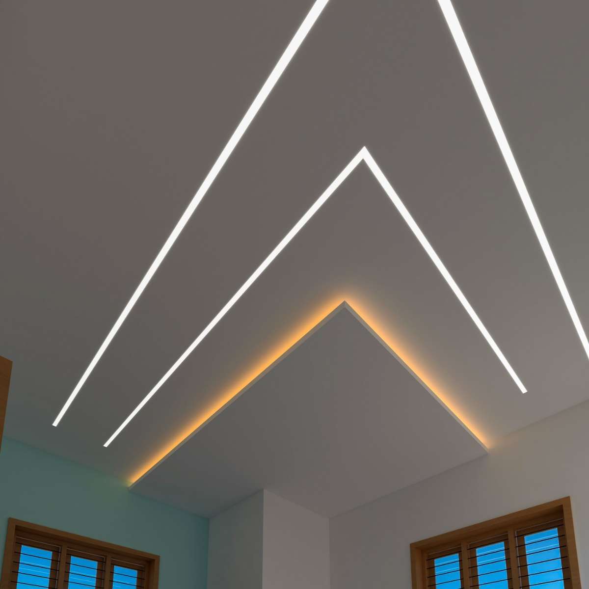 Ceiling, Lighting Designs by Interior Designer Jiji Joseph, Kottayam Kolo