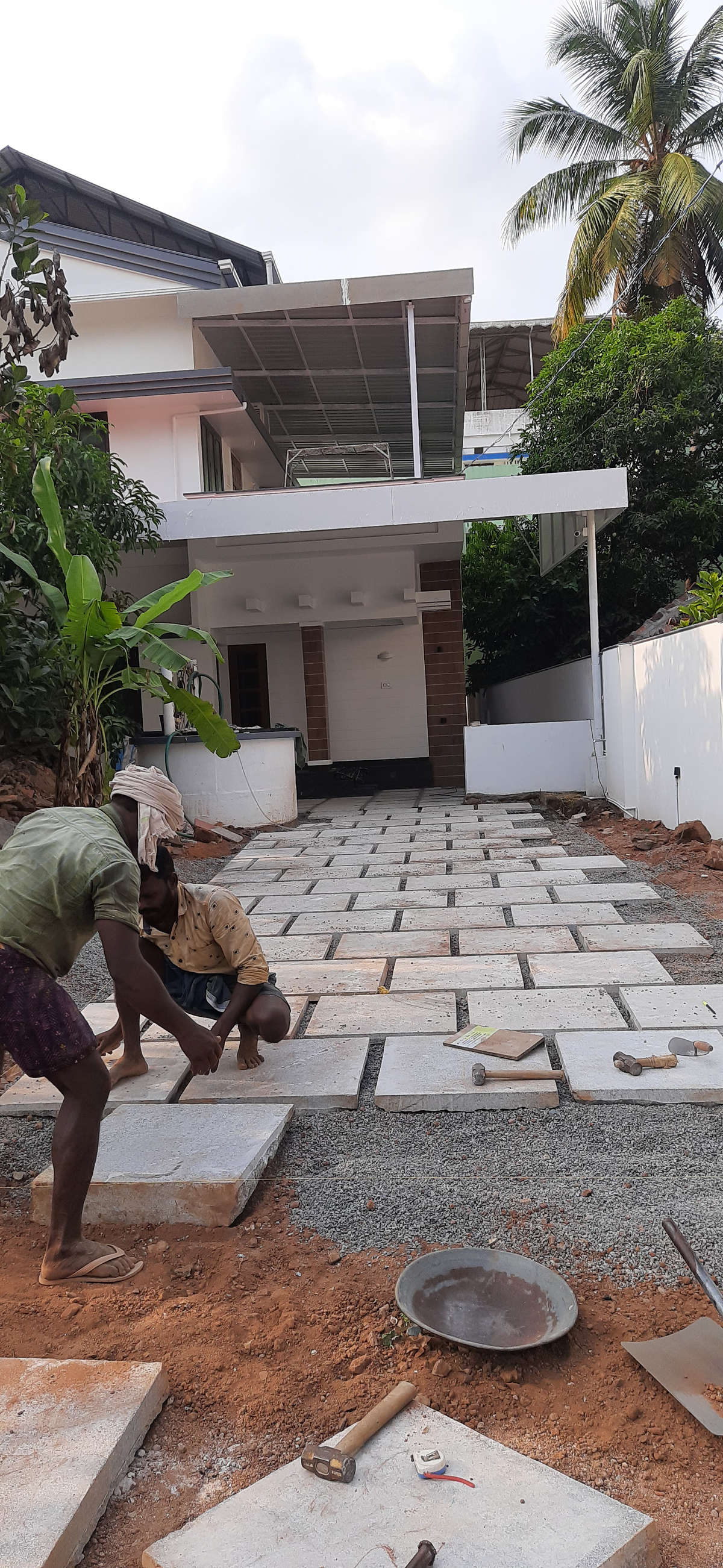 stone  work progress
9895550026 #engineers  #HouseConstruction