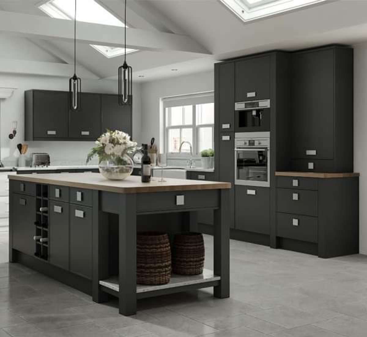 #kitchen
Black Kitchen Designs