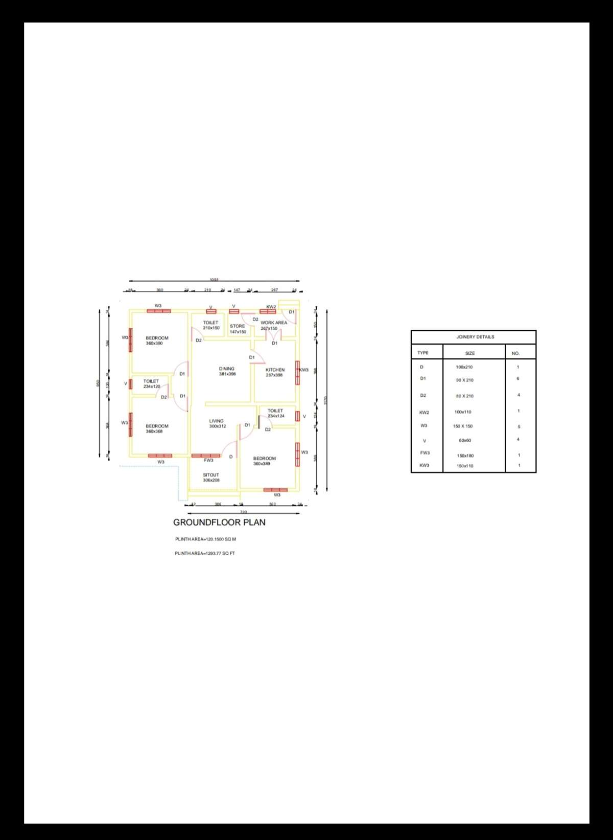 3 bhk single storey House plan 1300 sq Ft as per vasthu #CivilEngineer  #vasthu  #Vastushastra