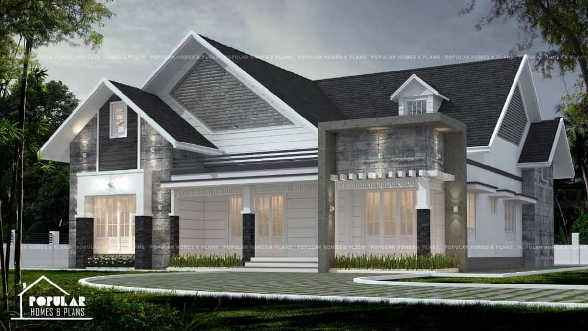 Exterior Designs by Civil Engineer Homes And Plans, Ernakulam Kolo