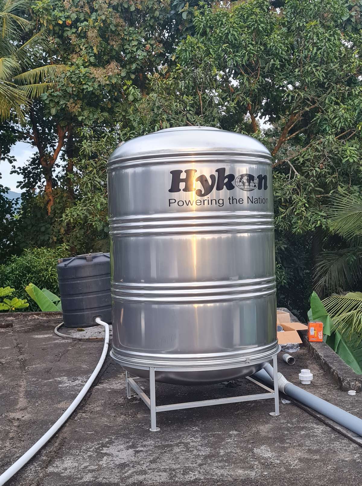 Steel tanks available 

500ltr 1000ltr
1500ltr  2000ltr

Chittilappilly Sanitaries and Electricals
wadakkanchery 
9400734291 
 
 #steeltanks #watertanks 
#watertankstand
#stainlesssteeltanks 