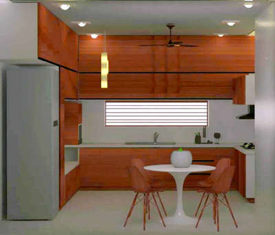 Kitchen, Lighting, Storage Designs by Interior Designer Nisha Nizzz, Malappuram | Kolo