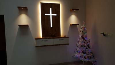 Prayer Room, Lighting, Storage Designs by Service Provider World of lights Ashraf, Ernakulam | Kolo