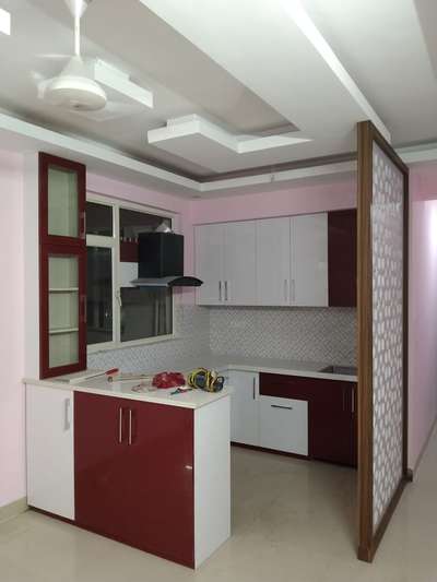 Kitchen, Storage Designs by Contractor Asif Saifi, Gurugram | Kolo