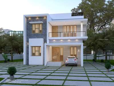 Exterior, Lighting Designs by Contractor Dream Home Construction, Malappuram | Kolo
