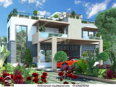 Exterior Designs by 3D & CAD Ahammad Sahban, Kasaragod | Kolo