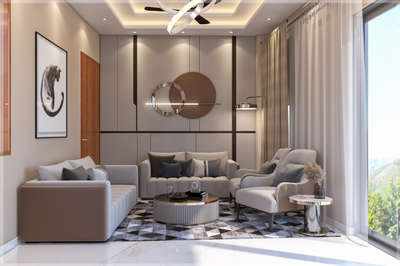 Furniture, Lighting, Living, Table, Wall Designs by Interior Designer Thespacestylists  , Delhi | Kolo