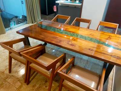 Dining, Furniture, Table Designs by Interior Designer watermark woodart, Malappuram | Kolo
