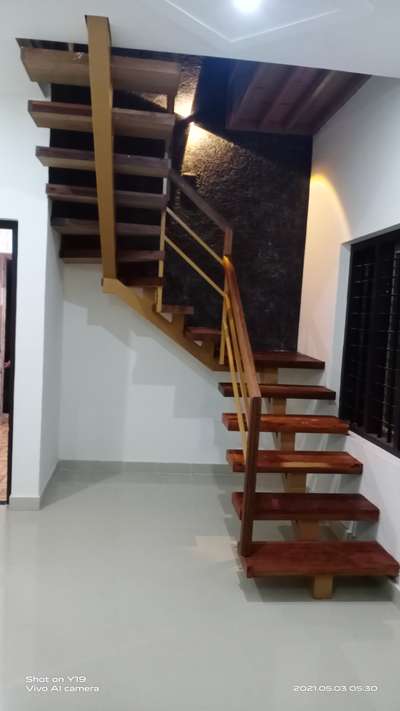 Staircase Designs by Carpenter Rajesh K P, Kottayam | Kolo