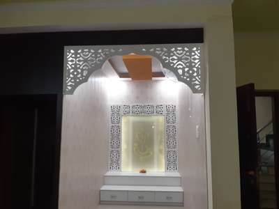 Prayer Room, Storage, Lighting Designs by Interior Designer Malik sahab Malik, Faridabad | Kolo
