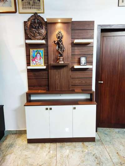 Storage, Prayer Room Designs by Carpenter ഹിന്ദി Carpenters  99 272 888 82, Ernakulam | Kolo