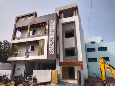 Exterior Designs by Contractor azad patel patel, Ujjain | Kolo