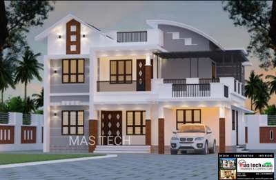 Exterior Designs by Civil Engineer Shukoor Thottingal Mastech, Palakkad | Kolo