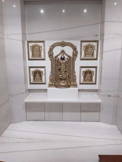 Prayer Room, Storage Designs by Carpenter Lalu Pal, Sonipat | Kolo