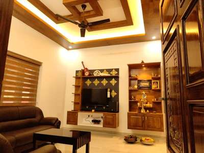 Living, Lighting, Storage, Furniture, Prayer Room Designs by Electric Works Predeep Cp, Kottayam | Kolo