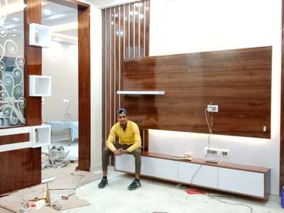 Living, Storage Designs by Interior Designer Danish Ansari, Ghaziabad | Kolo