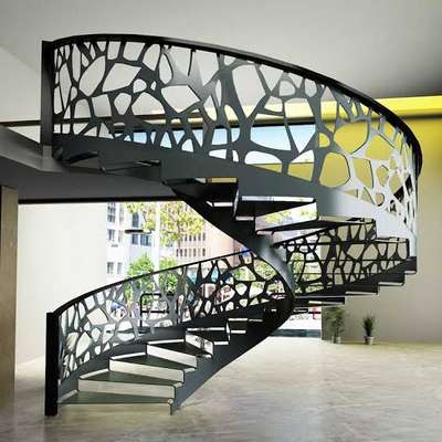 Staircase Designs by Service Provider Qmetals Cnc, Kollam | Kolo