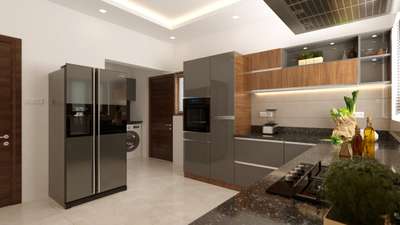 Kitchen, Lighting, Storage Designs by Civil Engineer ROSHAN THOMAS , Ernakulam | Kolo