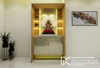 Prayer Room, Storage Designs by Interior Designer irshad  k, Malappuram | Kolo