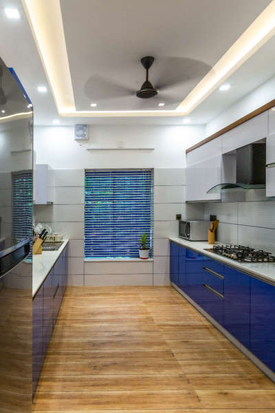 Ceiling, Kitchen, Lighting, Storage Designs by Interior Designer praveen paul, Thrissur | Kolo