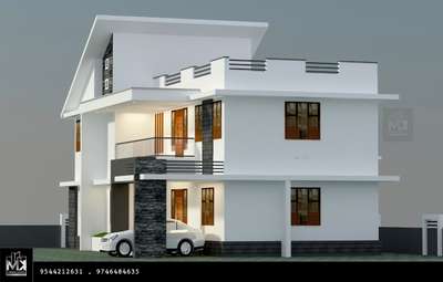Exterior Designs by Civil Engineer Mk builders   Interiors, Kannur | Kolo