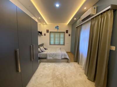 Ceiling, Furniture, Bedroom, Storage, Window Designs by Contractor nest Design , Kozhikode | Kolo