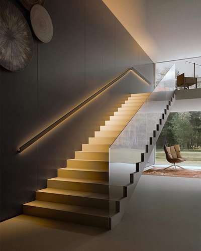 Staircase, Lighting, Living, Furniture, Wall Designs by Glazier ijm ansari , Indore | Kolo
