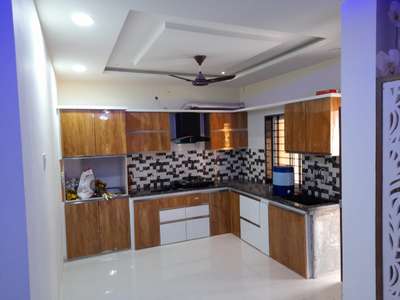 Ceiling, Kitchen, Lighting, Storage Designs by Civil Engineer Mohsin Ansari, Indore | Kolo