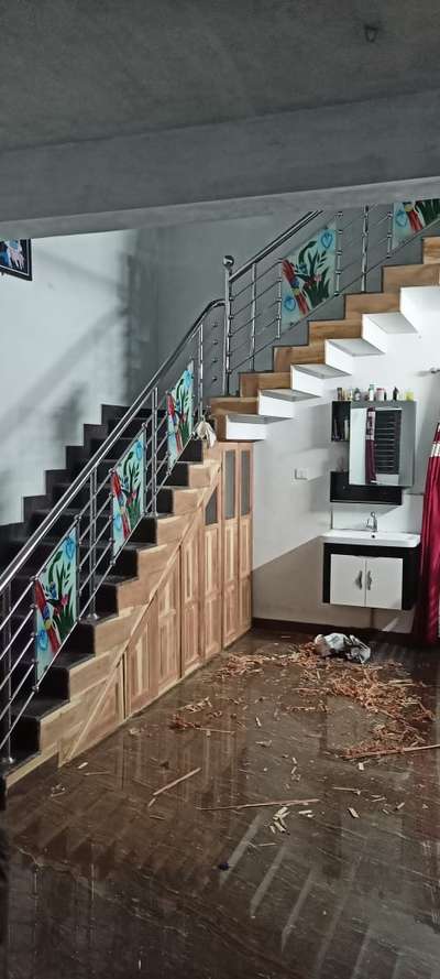Staircase, Storage Designs by Carpenter sujith sujith, Kollam | Kolo