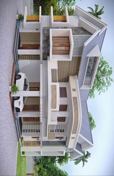 Exterior Designs by 3D & CAD Syfu Pm, Kottayam | Kolo