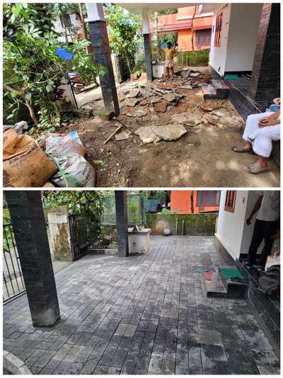 Flooring Designs by Civil Engineer Aswin Tr, Thrissur | Kolo