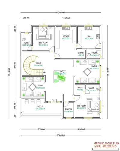 Plans Designs by 3D & CAD Dream Homes  U Dream We Build, Kozhikode | Kolo