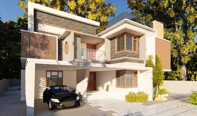 Exterior Designs by Architect Ar Vismaya VC, Ernakulam | Kolo