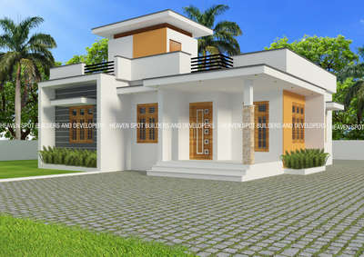 Exterior Designs by Civil Engineer Afsal Aaz, Malappuram | Kolo