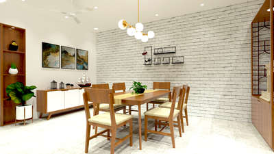 Dining, Lighting, Furniture, Table, Storage Designs by Interior Designer Chetna  Singh, Bhopal | Kolo