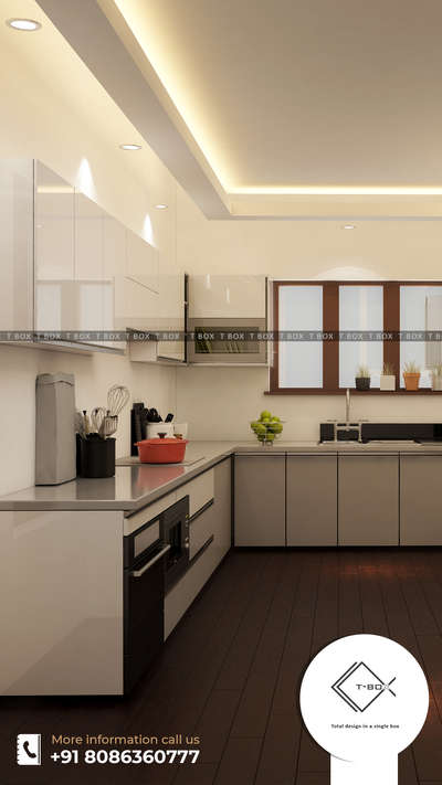 Kitchen, Storage Designs by Interior Designer Vaishnavi Omanakuttan, Alappuzha | Kolo
