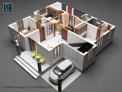 Plans Designs by Interior Designer DCRAFT BUILDERs, Thrissur | Kolo