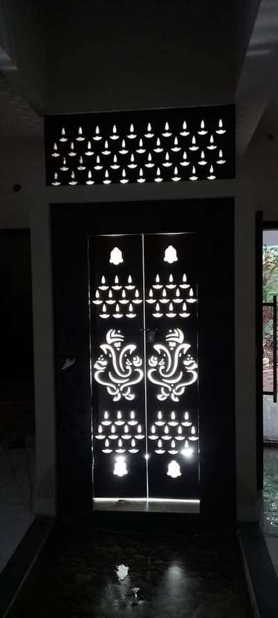 Prayer Room Designs by Building Supplies BRIGHT  CNC , Kollam | Kolo