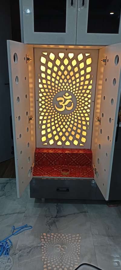 Prayer Room, Storage Designs by Interior Designer Hakim saifi, Noida | Kolo