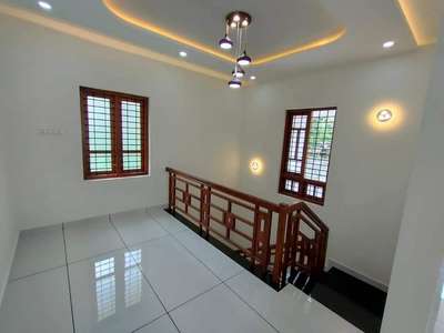 Staircase, Flooring, Ceiling Designs by Architect Reji Nald, Kottayam | Kolo