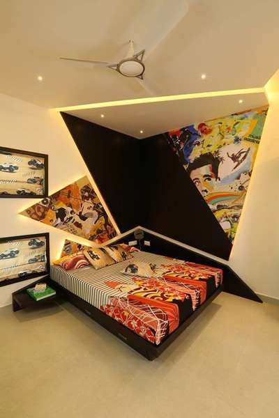 Bedroom, Wall, Furniture Designs by Interior Designer Maneesha DC, Ernakulam | Kolo