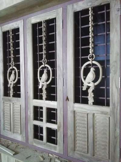Window Designs by Carpenter Vinod divakar, Alappuzha | Kolo