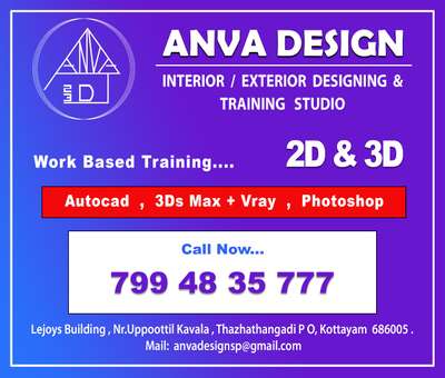 Designs by 3D & CAD ANVA DESIGN, Kottayam | Kolo