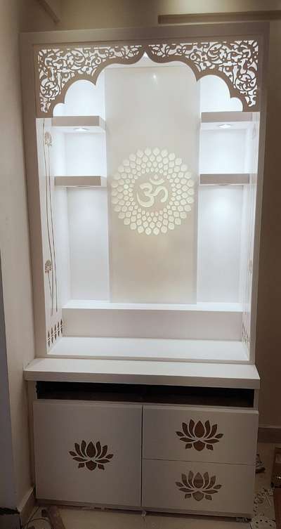 Prayer Room, Storage Designs by Carpenter Ahsan malik, Panipat | Kolo
